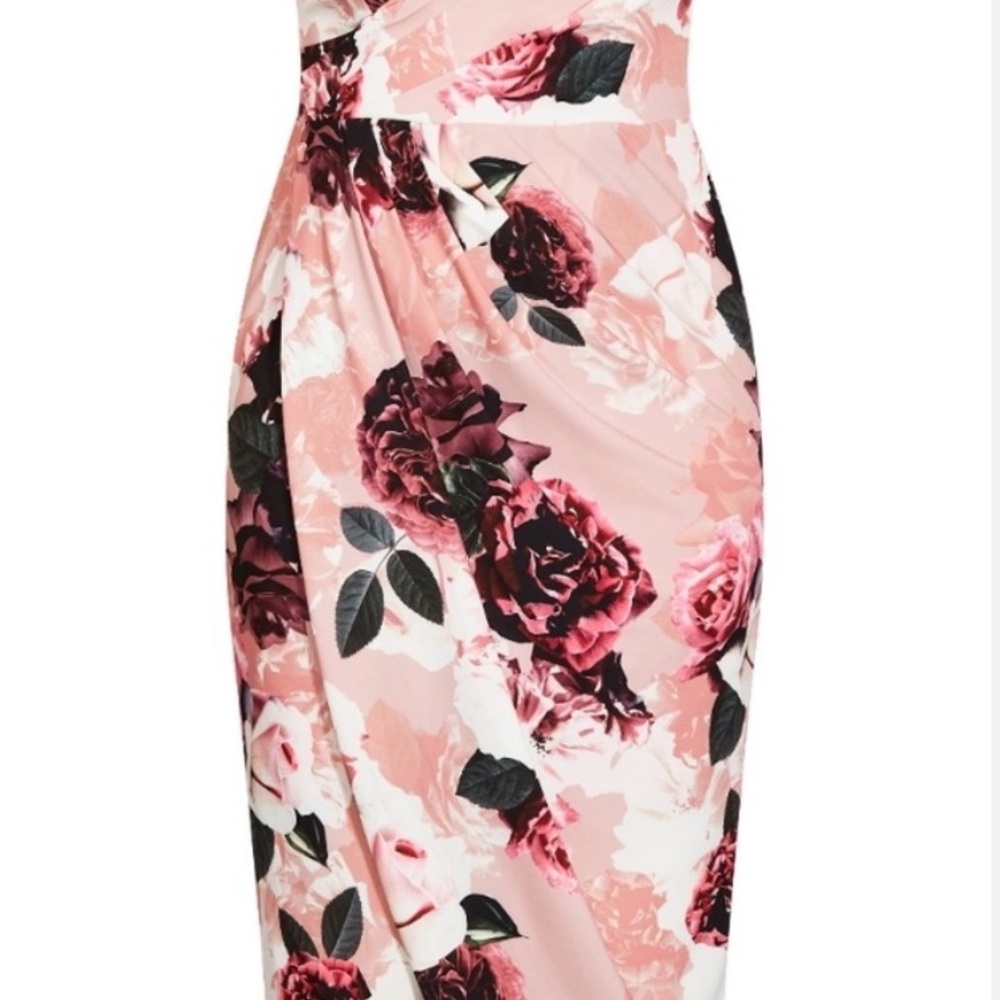 City Chic Off-Shoulder Maxi Dress - Picture 3 of 8